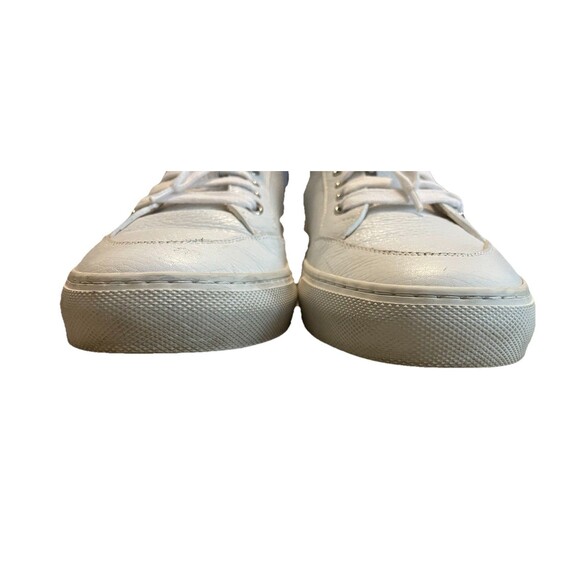 KOIO Primo High Top Leather Sneakers White Grey Suede EU 39 US 9 W 7.5 M - Picture 8 of 13